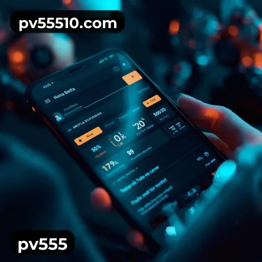 Aplicativo móvel pv555 para iOS e Android
